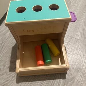 Lovevery Wooden Shape Sorter Toy - Multicolor